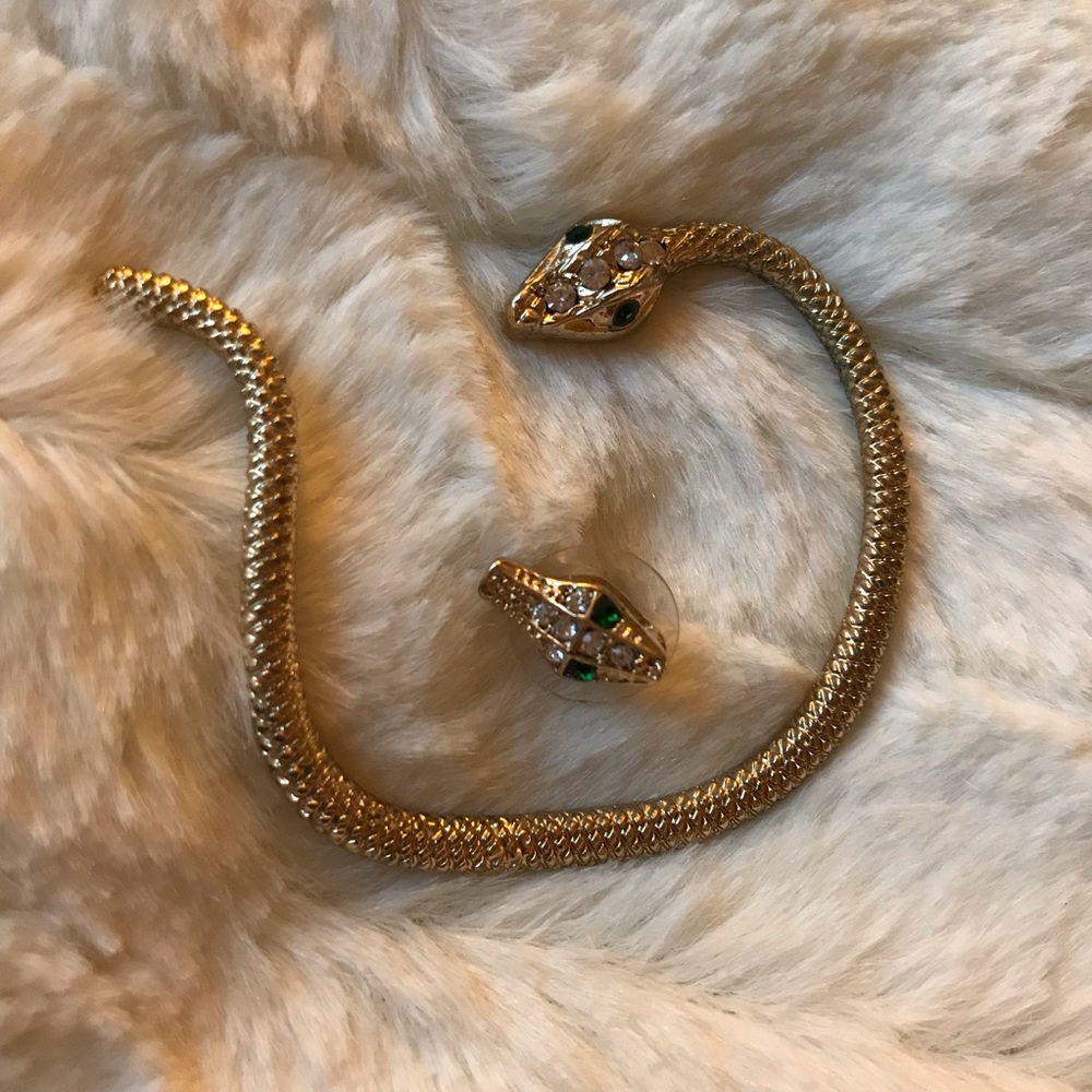 Snake earrings